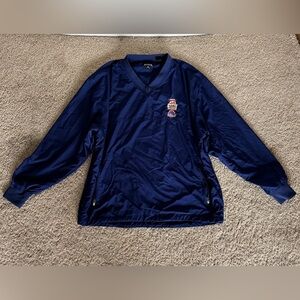 Navy Boise state 2010 Fiesta Bowl Windbreaker